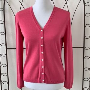 Brooks Brothers Long Sleeve Button Front Cardigan